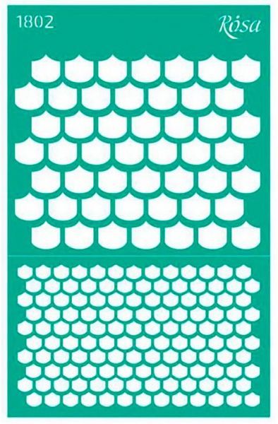 Трафарет многоразовый самоклеящий Фоновый №1802 серия Текстуры 130х200 мм GPT50083155 1 шт. Rosa Talent