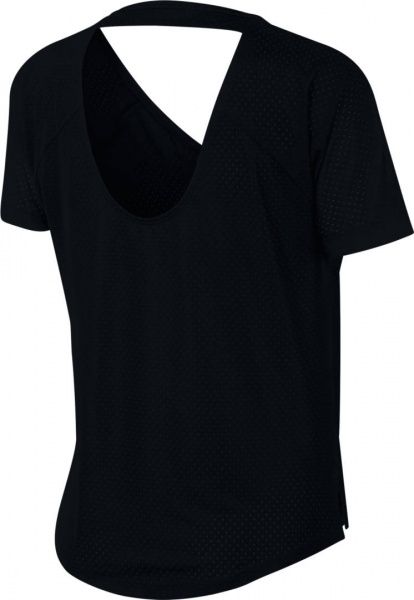 Футболка Nike NK MILER TOP SS BREATHE AJ8141-010 XS чорний