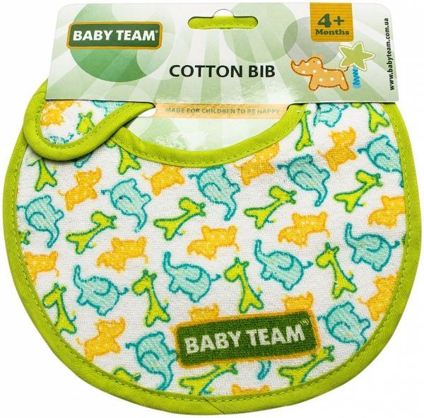 Нагрудник Baby Team на липучке 6501