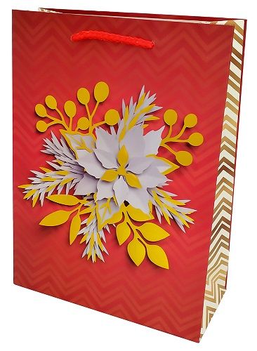 Пакет паперовий MEGA новорічний 45х55x15 см Happycom International