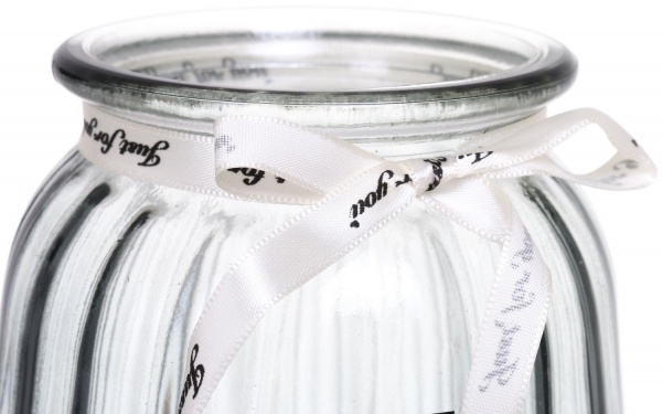 Ваза стеклянная серая Crystal Alexa 17 см YIWU