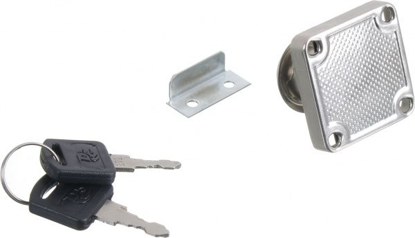 Замок меблевий врізний KL-138А-22 хром DC 40401138