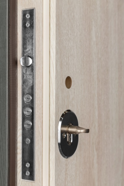 Дверь входная Булат Термо House-705 антрацит / дуб полярный 2050x950 мм левая