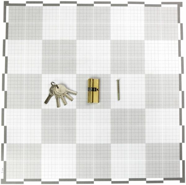 Циліндр Bruno 30x40 ключ-ключ 68 мм полірована латунь