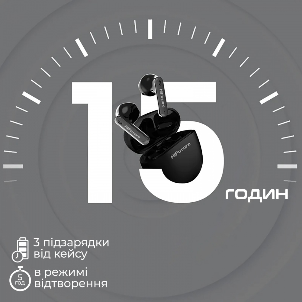 Навушники HiFuture black (colorbuds2.black)