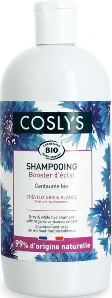 Шампунь COSLYS для седых волос с экстрактом василька 500 мл