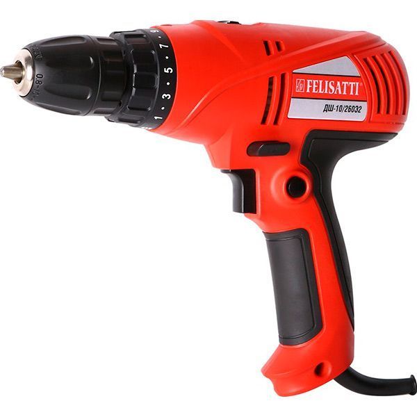 Шуруповерт мережевий Felisatti ДШ-10/260Э2/F90110