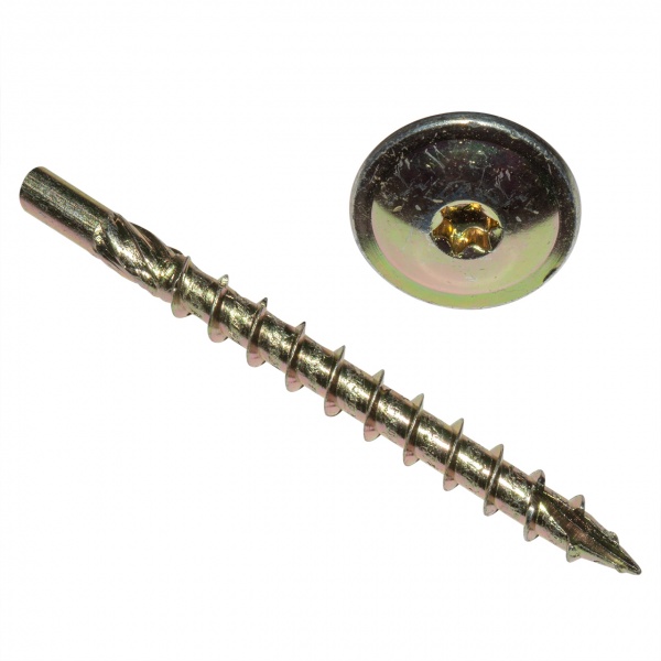 Шуруп конструкційний з прес-шайбою вага 8x220 мм жовтий цинк Expert Fix