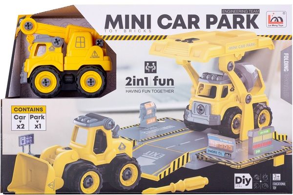 Ігровий набір DIY Spatial Creativity Конструктор Екскаватор і Кран CJ-1614189