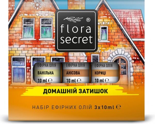 Набор эфирных масел Flora Secret Домашний уют 3x10 мл 
