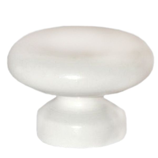 Меблева ручка дерев'яна №3 білий