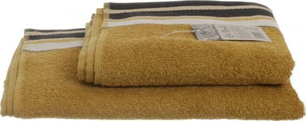 Рушник махровий Aya 50x90 см гірчичний La Nuit 