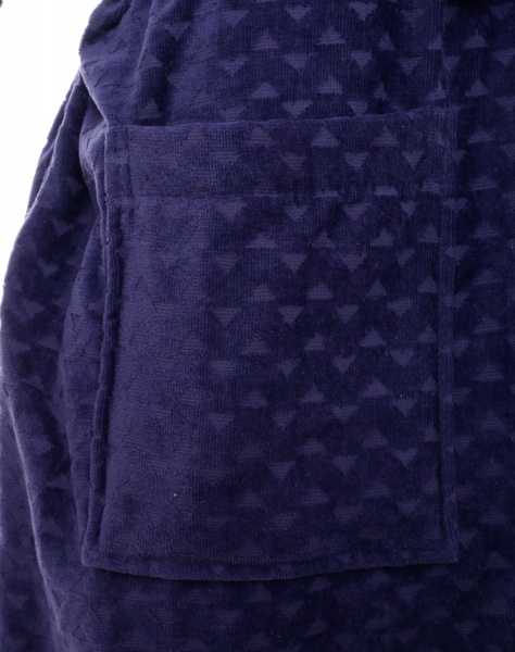 Халат Durutex р. XL темно-синий Velour 