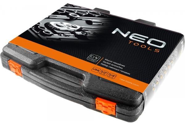 Набор головок 1/2, 1/4 NEO tools 94 шт. 08-665