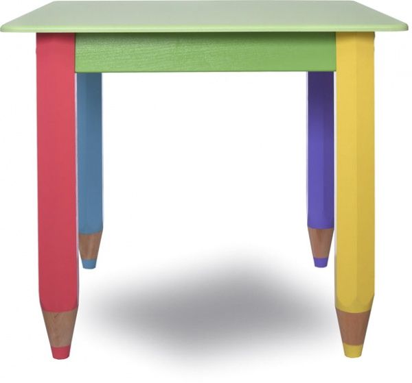 Столик Sweet baby Карандашики с пеналом 60x60 см салатовый 100016