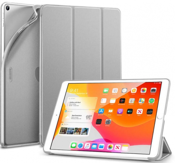 Чехол для планшета ESR Rebound Slim Smart Case iPad 9 | 8 | 7 10.2" (2021 | 2020 | 2019) gray (10152-3)  — фото 1