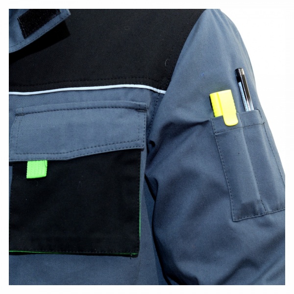 Куртка робоча Trident Престиж р. XL 52-54 зріст 5-6 TRIDENT сірий із чорним/зелений