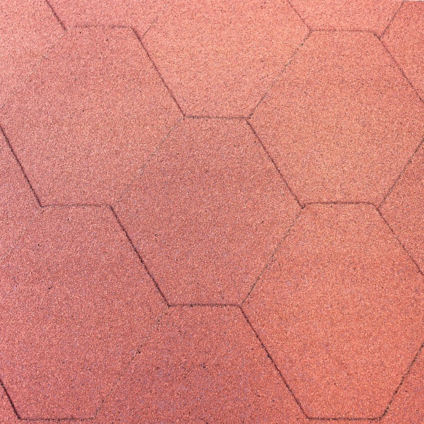 Битумная черепица MATIZOL® PATIO сотая красная 3 кв.м