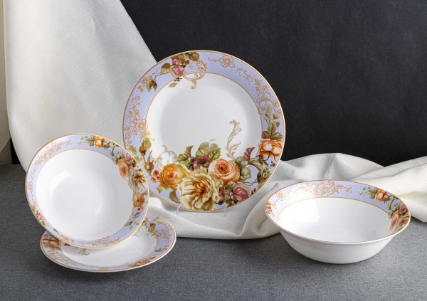 Тарелка обеденная Купаж Aura 230 мм Vittora