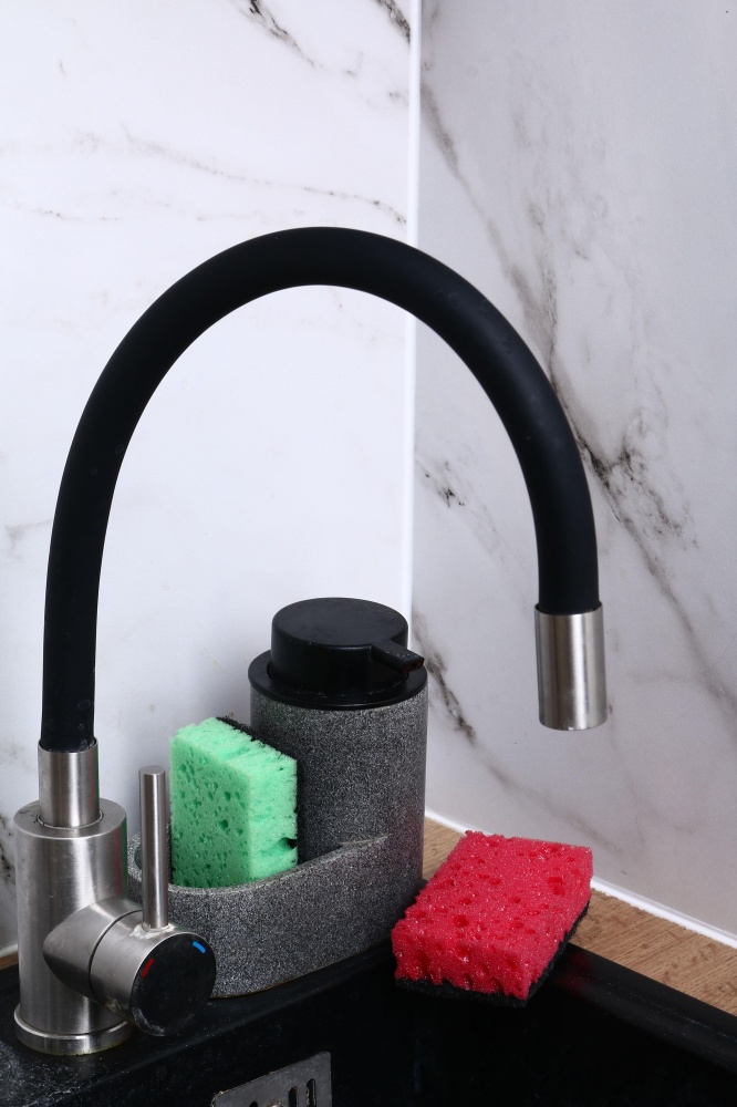 Губка для посуды OBERY крупно пористая 4 шт.