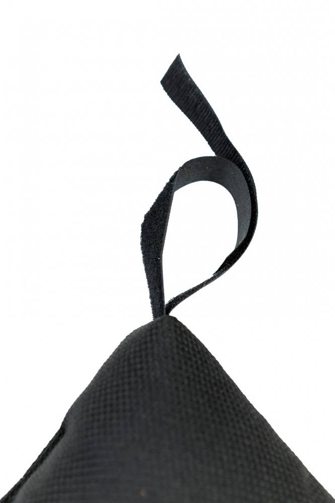 Подушка на стілець 40х40 см LEON чорна на липучці Прованс