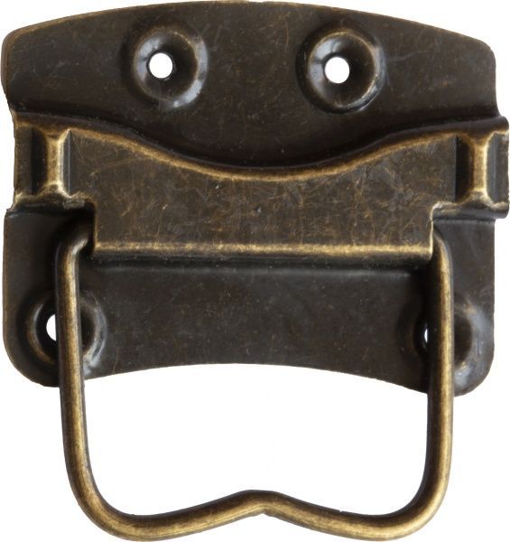 Ручка декоративная старая латунь 53х37 мм 1 шт.