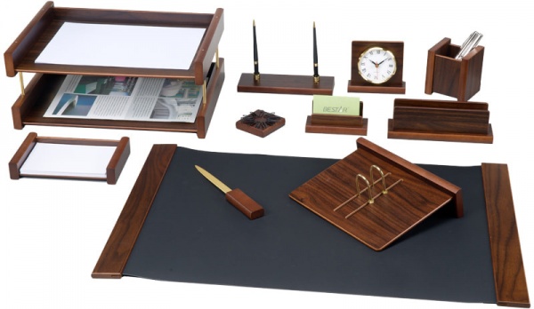 Набір настільний для керівника bestar 10 предметів горіх 0259XDX