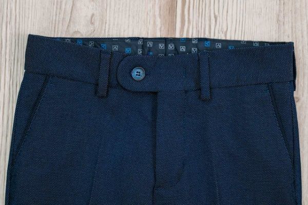 Штани для хлопчиків West-Fashion Батал р.128 синій А801 