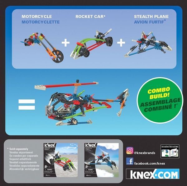 Конструктор K'Nex Мотоцикл 17007