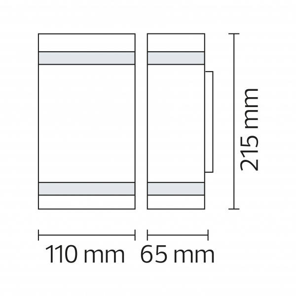 Светильник настенный HOROZ ELECTRIC REGNUM-2 1x35 Вт GU10 черный 075-019-0002-010 