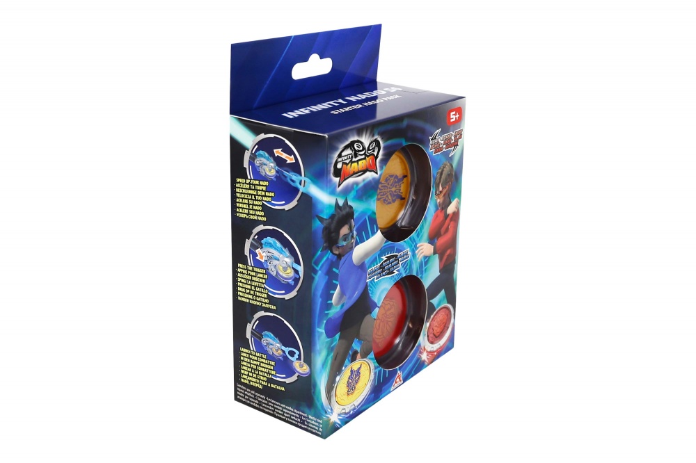 Игровой набор Infinity Nado VI Starter Nado Pack Fury Wave Dragon, Blazing War Bear Яростный Дракон и Пылающий Боевой Медведь EU654196