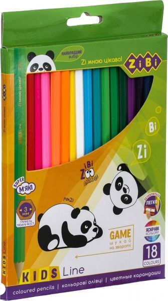 Набор карандашей KIDS Line 18 шт. ZB.2415 ZiBi