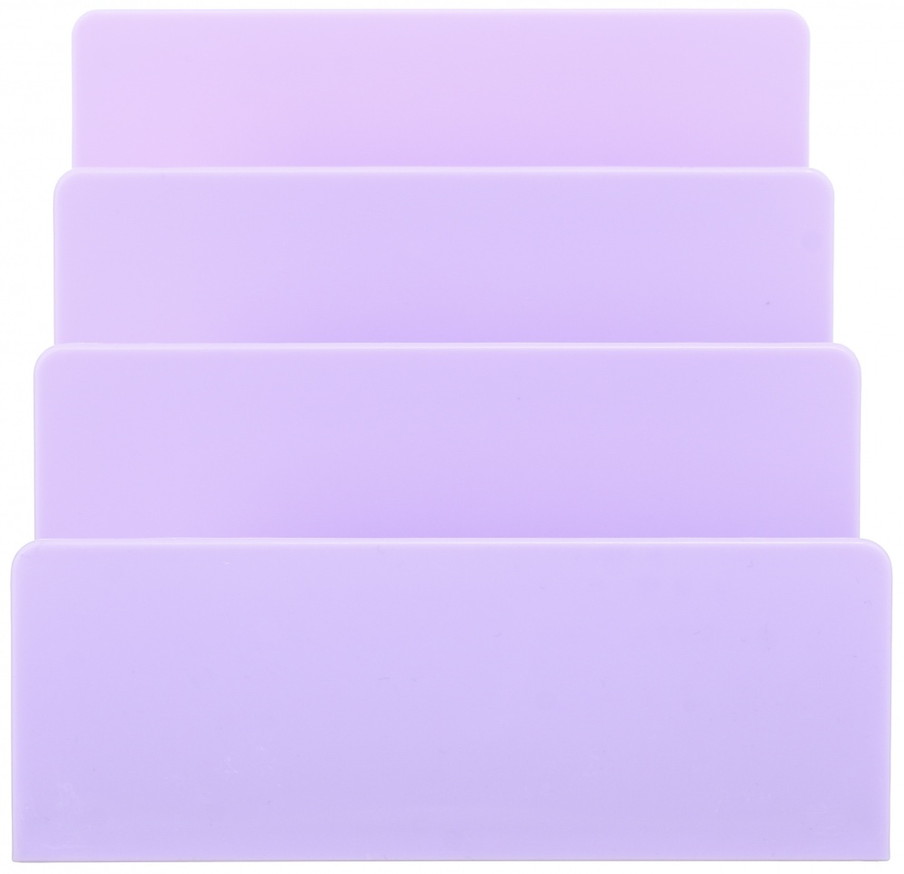 Органайзер настольный для документов 160х160х140 мм лавандовый NINGBO JOHNSHEN STATIONERY CO.,LTD