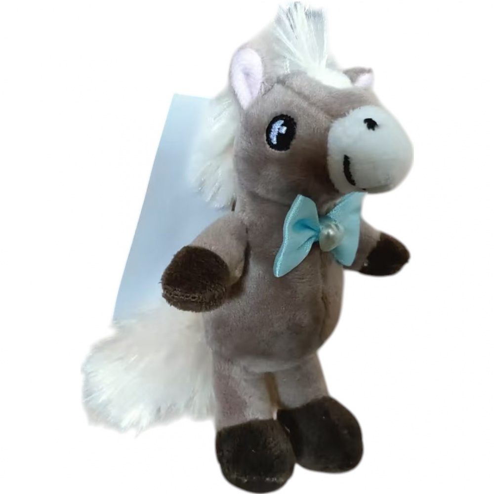 Сувенир текстильный Leo Arts & Crafts лошадка с бантиком в ассортименте (LEO24-1026A-F/10CM) 10 см