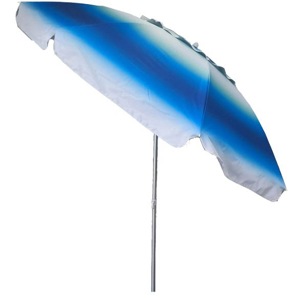 Пляжный зонтик Indigo D2,5 м с наклоном защитное покрытие сине-белый