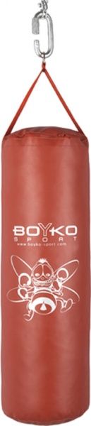 Боксерский мешок BOYKO SPORT bs04094303 60x20 см на ремнях (Юниор) красный
