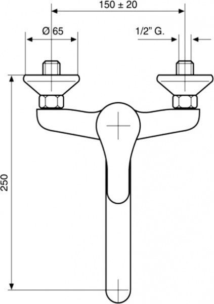 Змішувач для ванни Emmevi Rubinetterie Winny CR95005