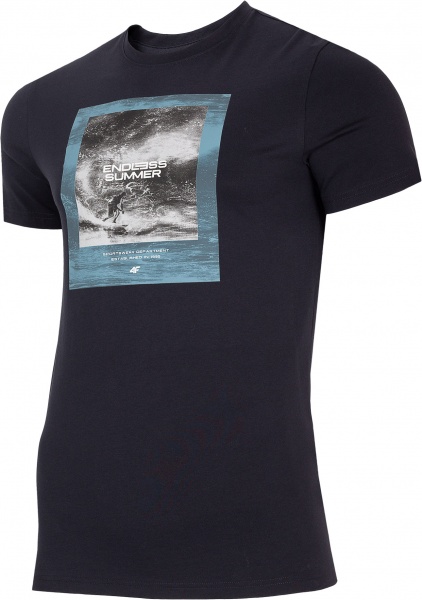 Футболка 4F H4L21-TSM028-30S р.XL темно-синий