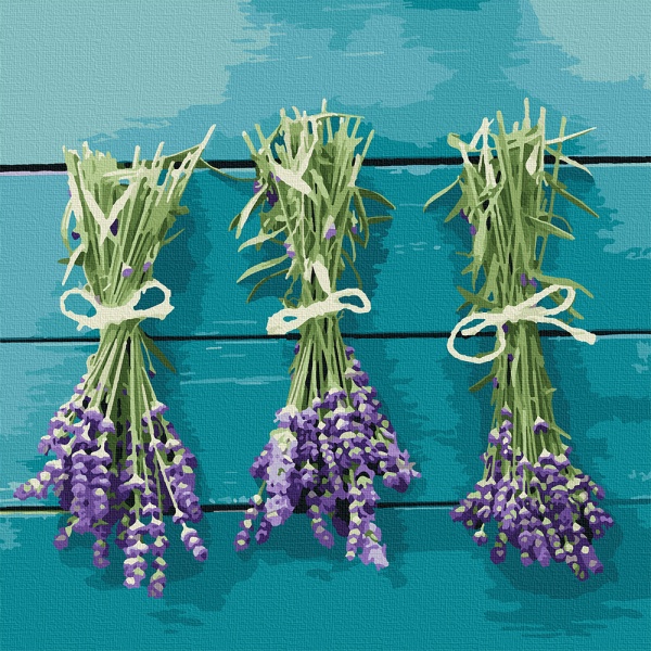 Картина за номерами Лавандове тріо 13114-AC 40х50 см ArtCraft 