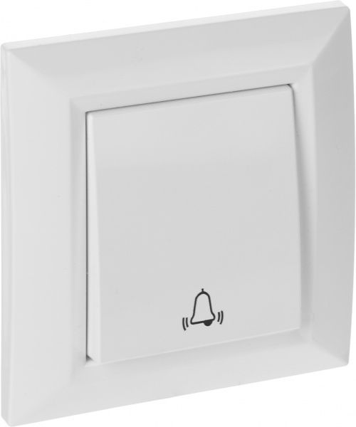 Кнопка звонка UP! (Underprice) Vesta без подсветки 10 А 220В белый