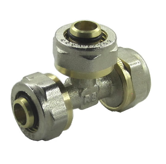 Трійник обтискний STA WING 16x16x16 мм STA нікель