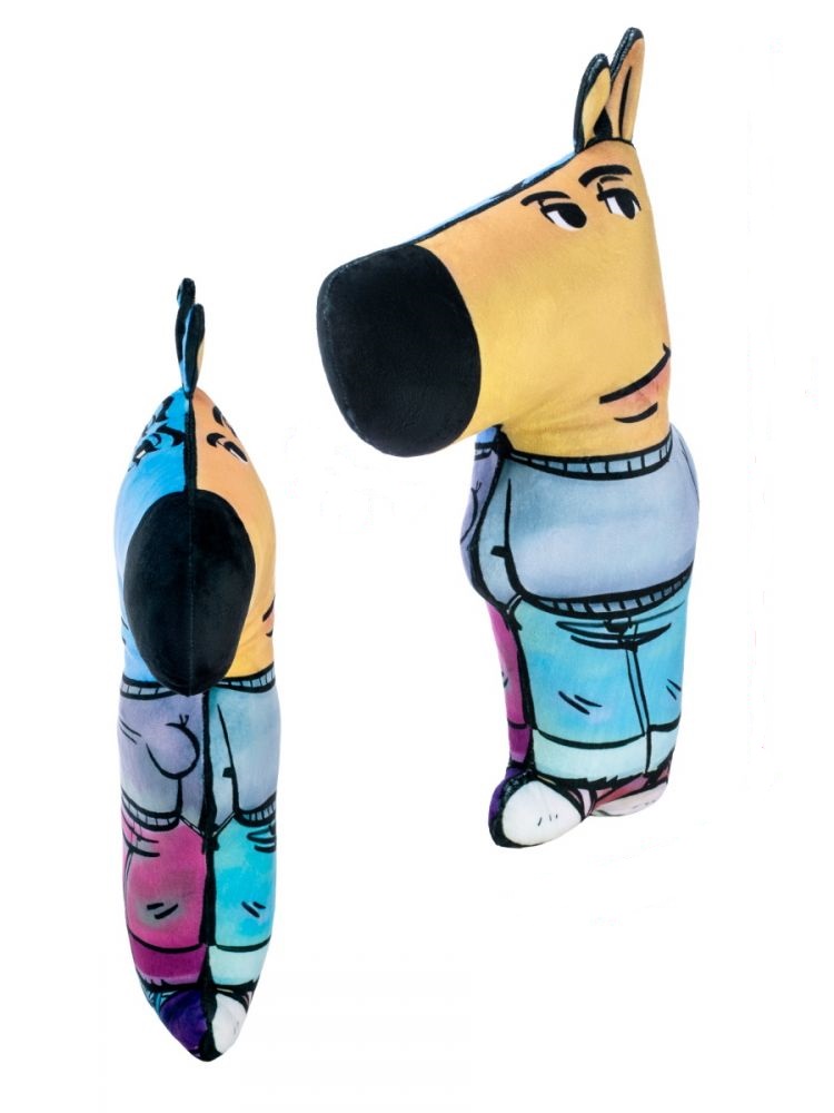 Мягкая игрушка подарочная INKATOYS Чилловый парень 42 см с принтом SPPA2_SU