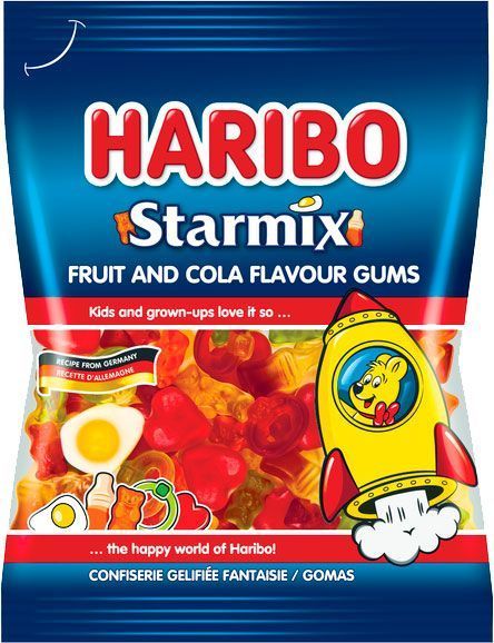 Цукерки Haribo желейні неглазуровані Стармікс (9002975727105)
