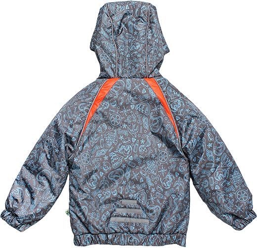Куртка детская Модний Карапуз р.98 серый с оранжевым 03-00776-1 