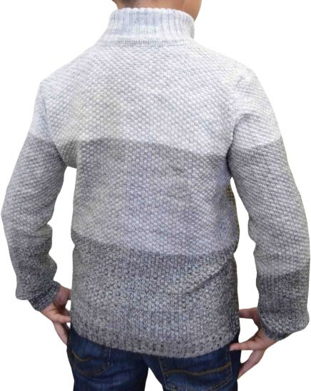 Кофта Trio Melang р.134-140 серый 1703 (003+030+004) 