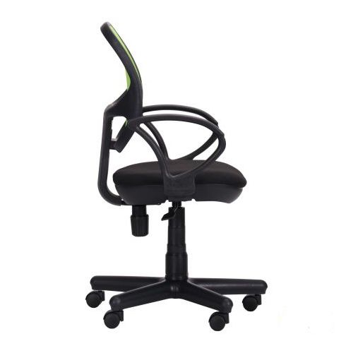 Крісло AMF Art Metal Furniture Чат/АМФ-4 А-1 чорний/салатовий 