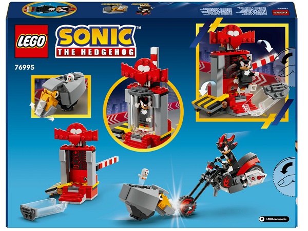 Конструктор LEGO Sonic Їжак Шедоу. Втеча 76995