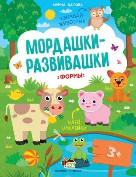 Книга Ирина Батова «Мордашки-развивашки. Формы» 978-966-925-228-9