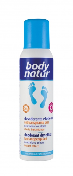 Антиперспірант для ніг Body Natur Anti-perspirant Deodorant ефект сухих ніг 150 мл 150 г