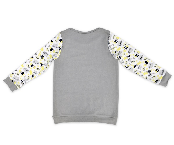 Піжама дитяча WP Merchandise р.116–122 сірий із малюнком FWPPJP2CAT23GY122 